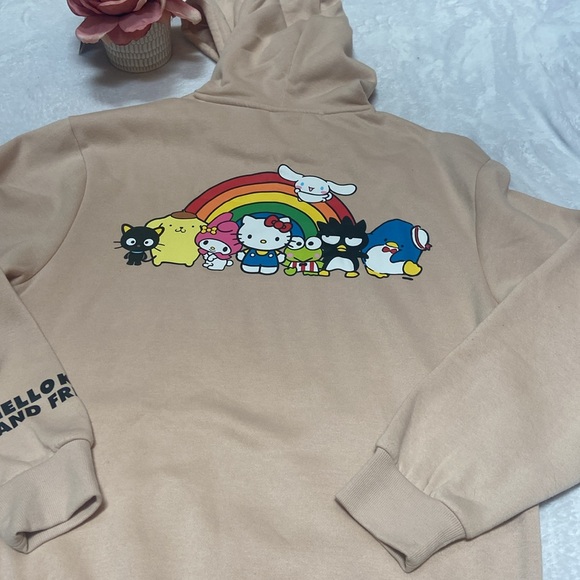 SANRIO HELLO KITTY NWT Size L Cream Hoodie - Picture 9 of 9